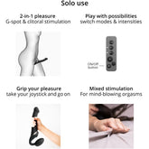 STRAP-ON-ME Multi Orgasm Bendable Strap-On - Night Blue Strap On Sextoys